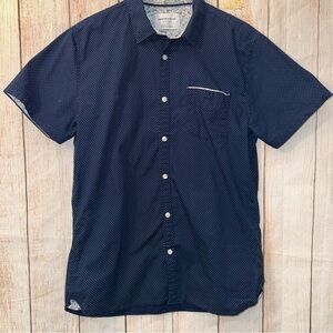 Paper Denim & Cloth Dark Blue Patterned Shirt​